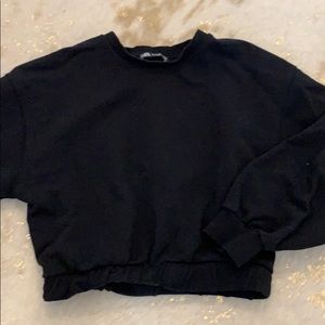 Zara cropped crewneck